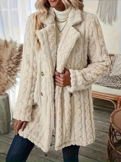 Seraphina I Manteau d'hiver texturé